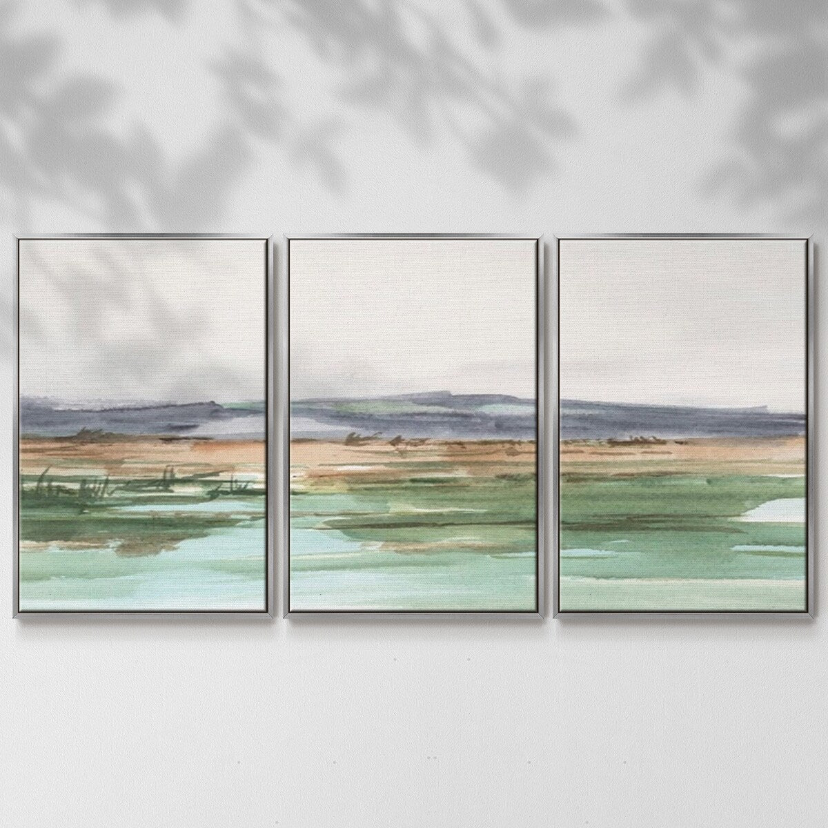 Serene Mountain View I - Multi Piece Framed Canvas