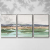 Serene Mountain View I - Multi Piece Framed Canvas