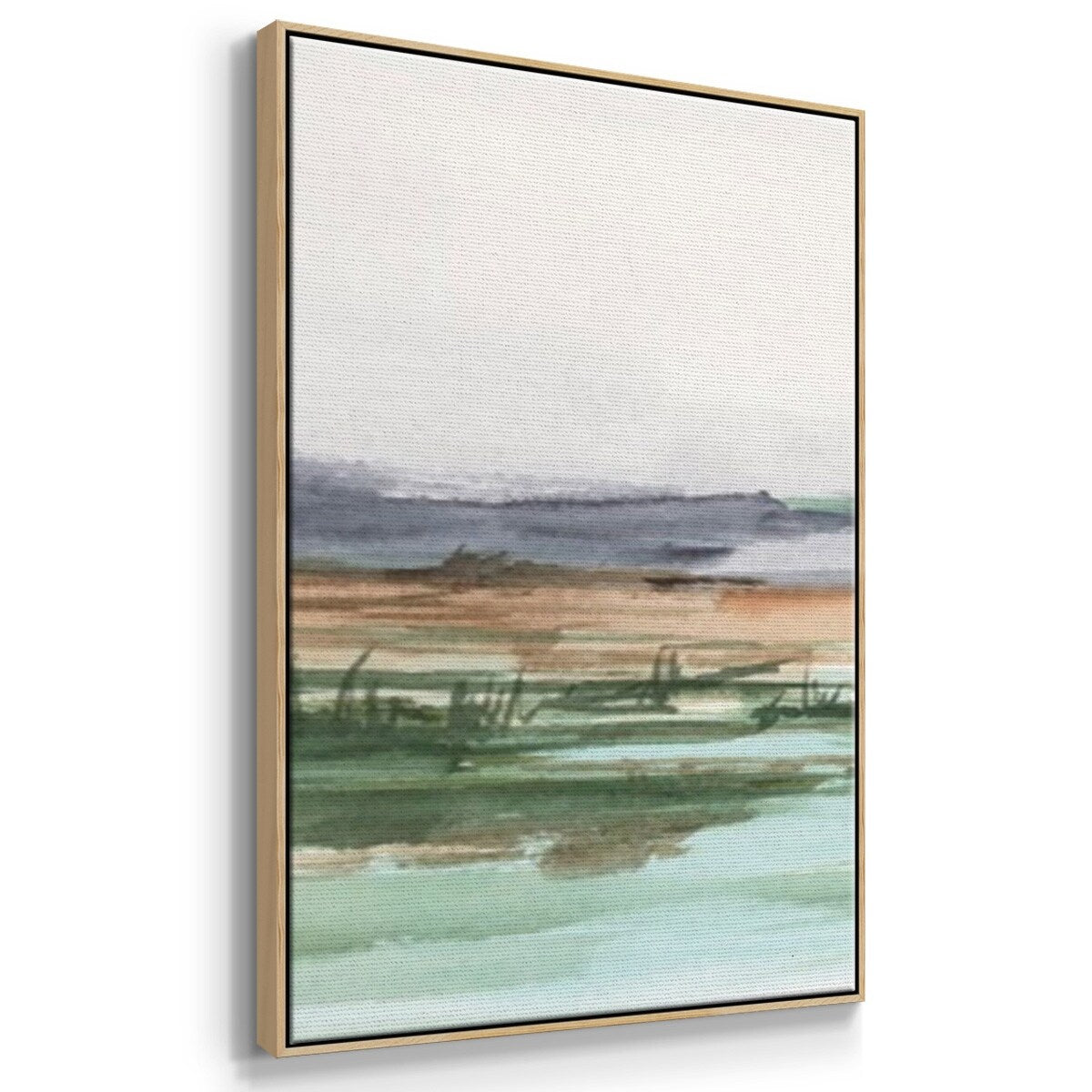 Serene Mountain View I - Multi Piece Framed Canvas