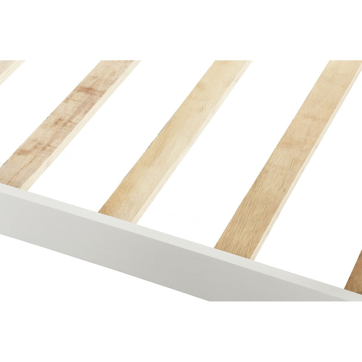 Serene Twin Size Platform Bed with Pine Wood Slats
