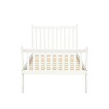 Serene Twin Size Platform Bed with Pine Wood Slats