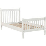 Serene Twin Size Platform Bed with Pine Wood Slats