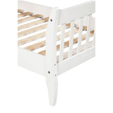 Serene Twin Size Platform Bed with Pine Wood Slats