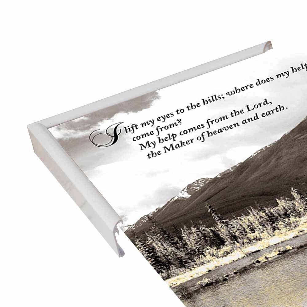 Serenity-WILWAY110690 Framed Print 20"x36" by Willow Way Studios, Inc.