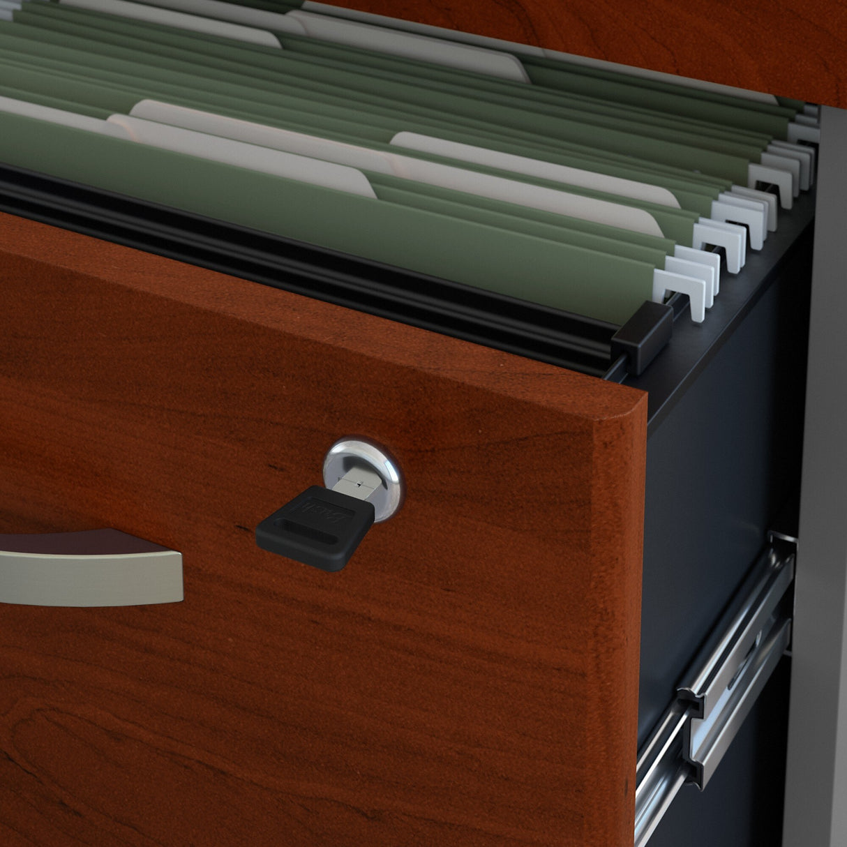 Series C 60W LH Bow Front U Desk w/ Drawers by Bush Business Furniture