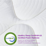 Sersper 8-Inch Medium Euro Top Memory Foam and Pocket Spring Hybrid Mattress for Kid's Room