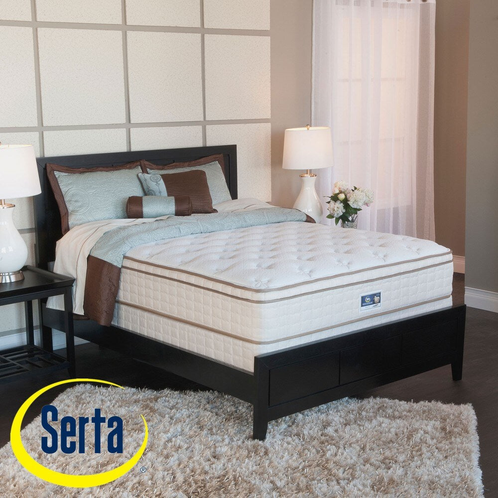 Serta Bristol Way Euro-top King-size Mattress and Box Spring Set