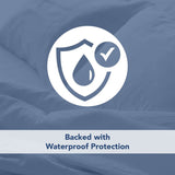 Serta Cool Air Mesh Cover Waterproof Mattress Protector - Blue