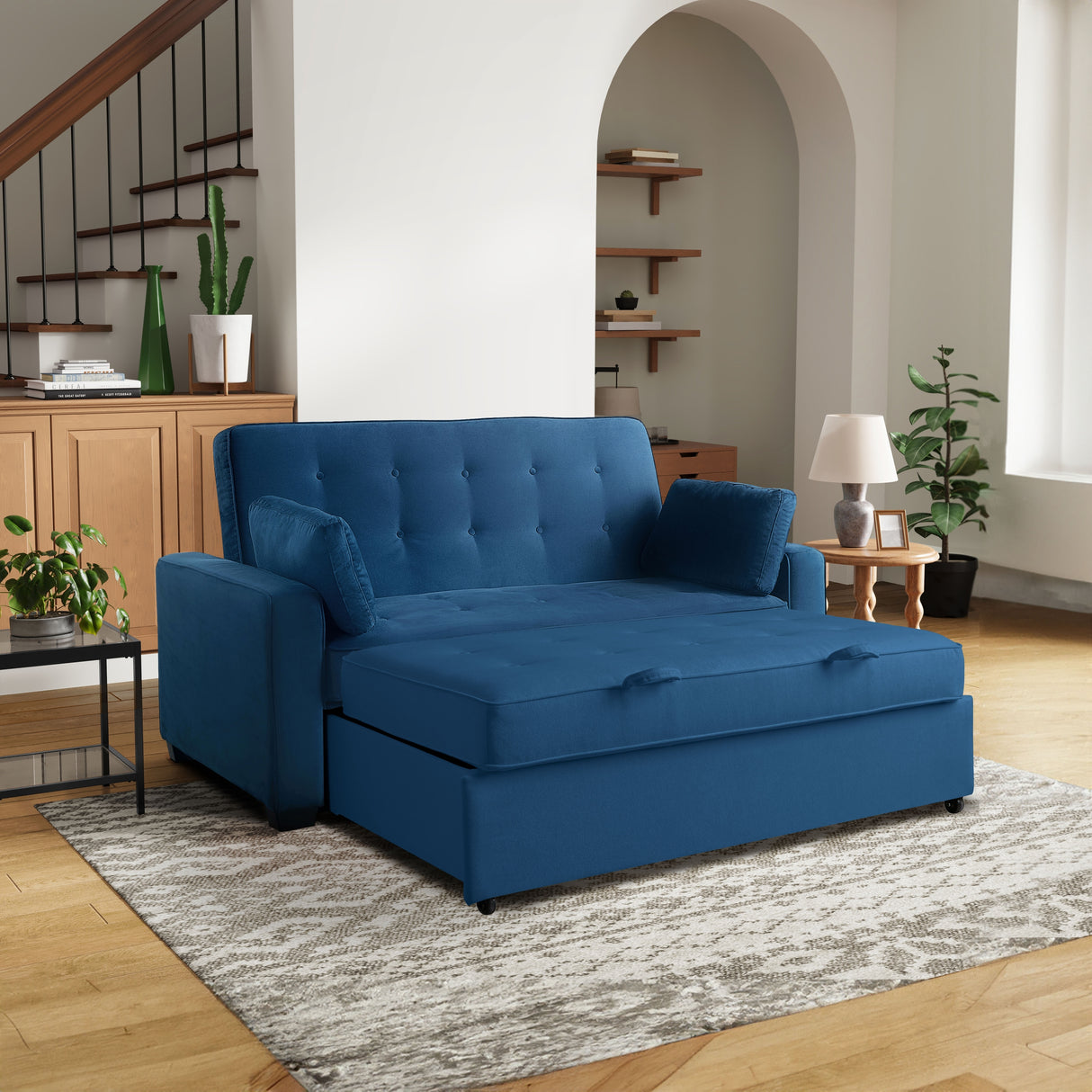 Serta Morrison Queen Convertible Loveseat