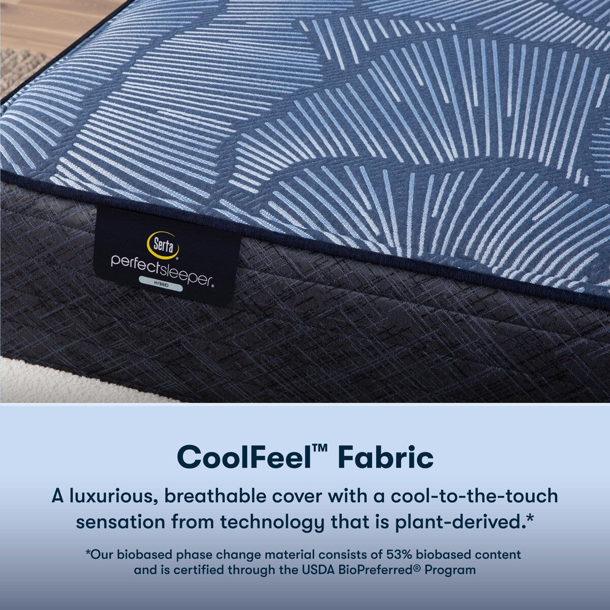 Serta Perfect Sleeper Radiant Rest 14" Hybrid Firm Mattress Set
