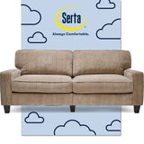 Serta RTA Palisades Collection 73" Sofa in Kingston Beige