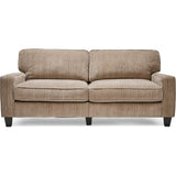 Serta RTA Palisades Collection 73" Sofa in Kingston Beige