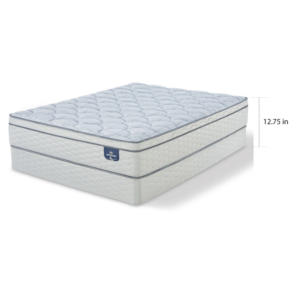 Serta SleepTrue 12.5 inch Malloy Euro Top Plush Innerspring Mattress