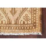 Set of 4 Hand Made Vintage Distressed Hamedan Persian Floral Area Rugs - 1'11" X 1'2"