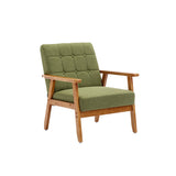 Set of 2 Accent Chair Armchair Single Sofa Side Chair with Side Table