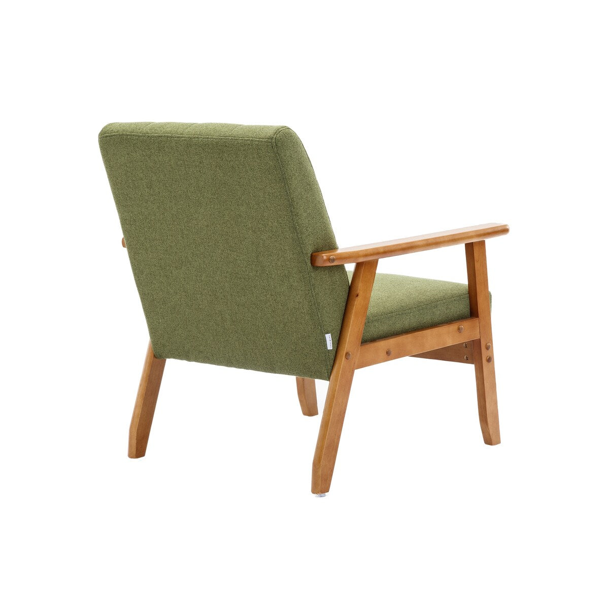 Set of 2 Accent Chair Armchair Single Sofa Side Chair with Side Table