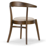 Audra Retro Modern Dark Brown Wood Round Chair (Set of 2)