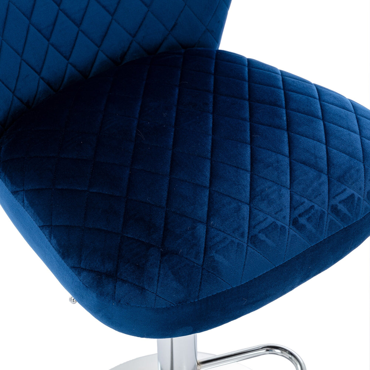 Set of 2 Bar Stools with Back and Footrest