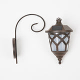 Solar Powered LED Outdoor Wall Light Sconces (Set of 2)