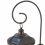 Solar Powered LED Outdoor Wall Light Sconces (Set of 2)