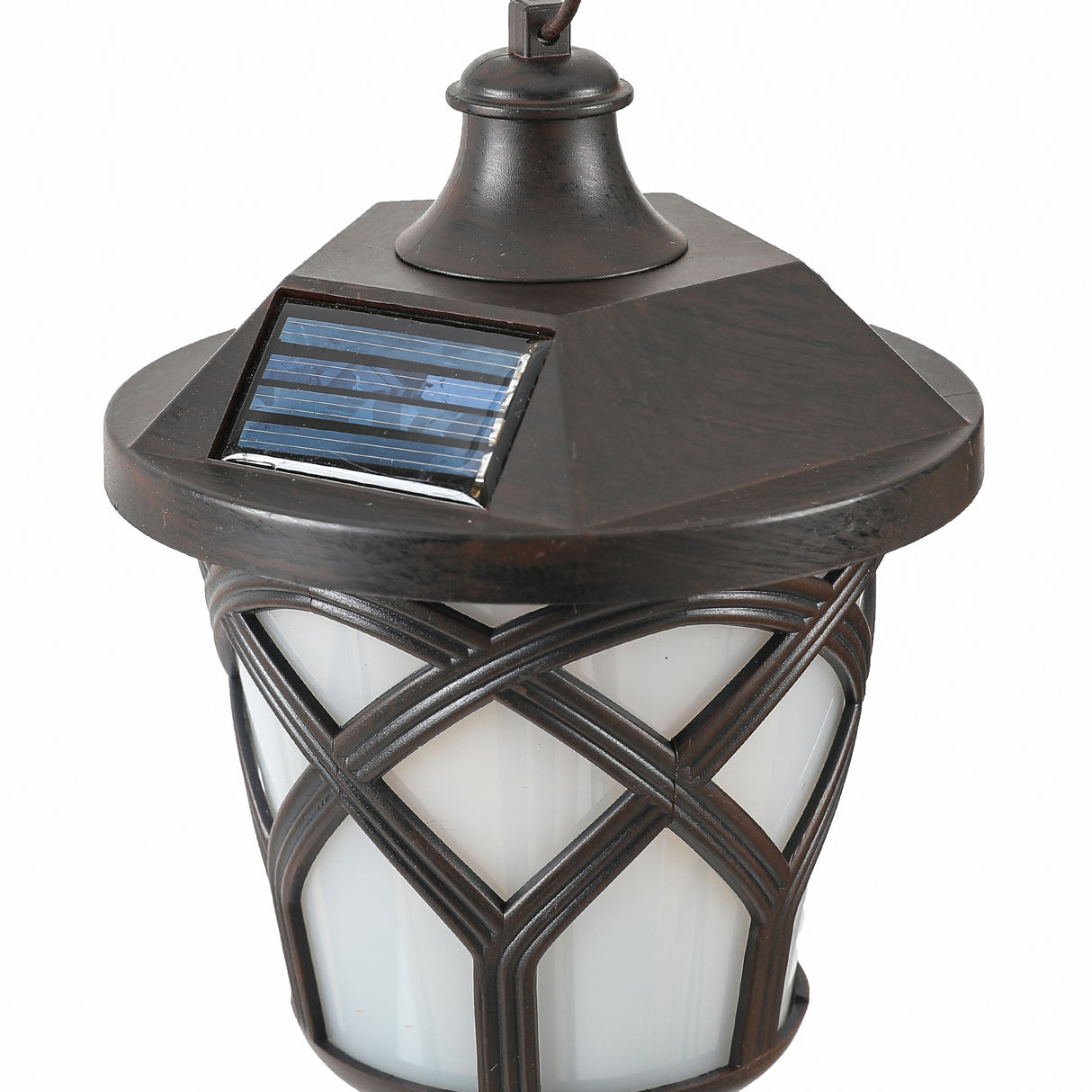 Solar Powered LED Outdoor Wall Light Sconces (Set of 2)