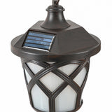 Solar Powered LED Outdoor Wall Light Sconces (Set of 2)