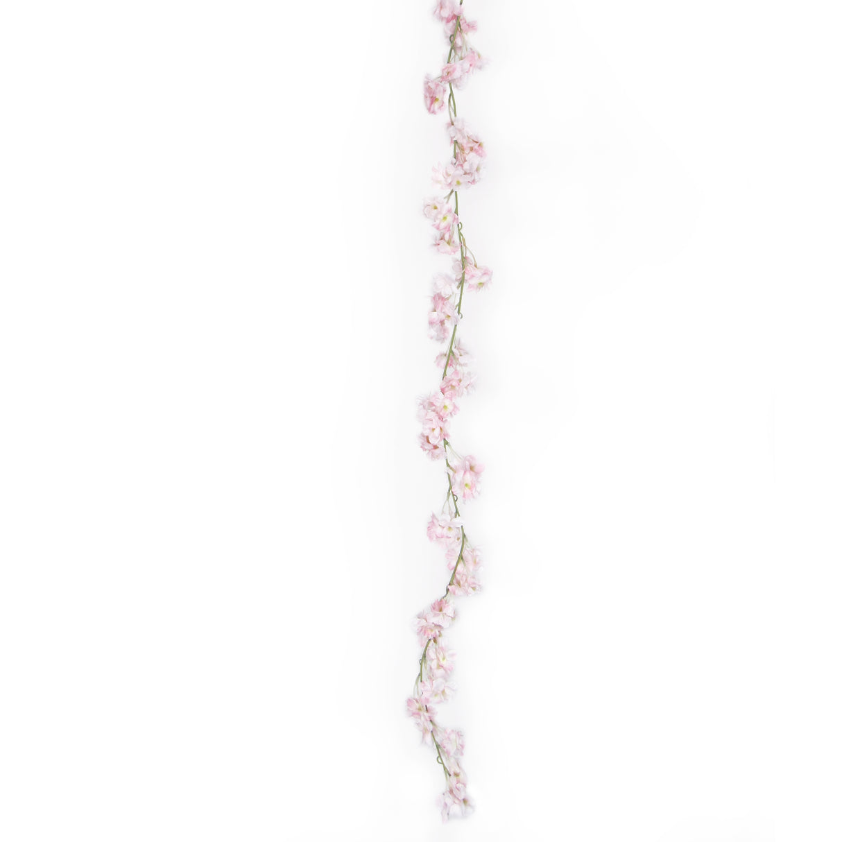 Set of 2 Light Pink Artificial Cherry Blossom Flower Garland Hanging Vine 5.75ft - 69" L x 4" W x 4" DP