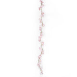 Set of 2 Light Pink Artificial Cherry Blossom Flower Garland Hanging Vine 5.75ft - 69" L x 4" W x 4" DP