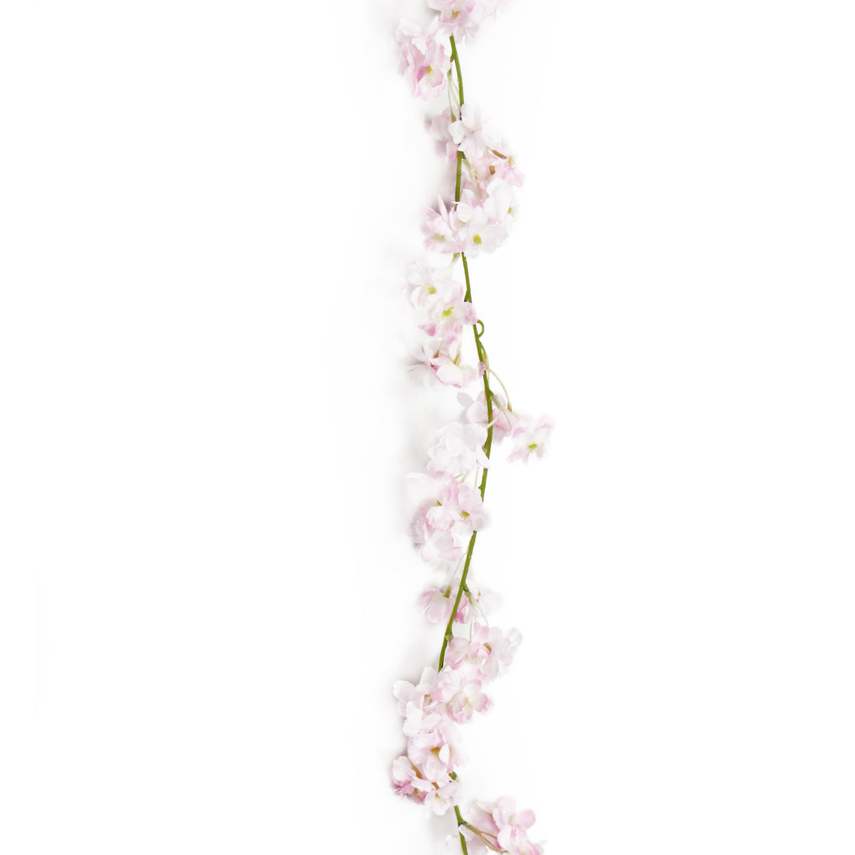 Set of 2 Light Pink Artificial Cherry Blossom Flower Garland Hanging Vine 5.75ft - 69" L x 4" W x 4" DP