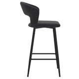 Set of 2 Modern Velvet 26'' Counter Stool