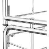 Set of 2 Stackable 3-Tier Can Rack for Kitchen, Silver