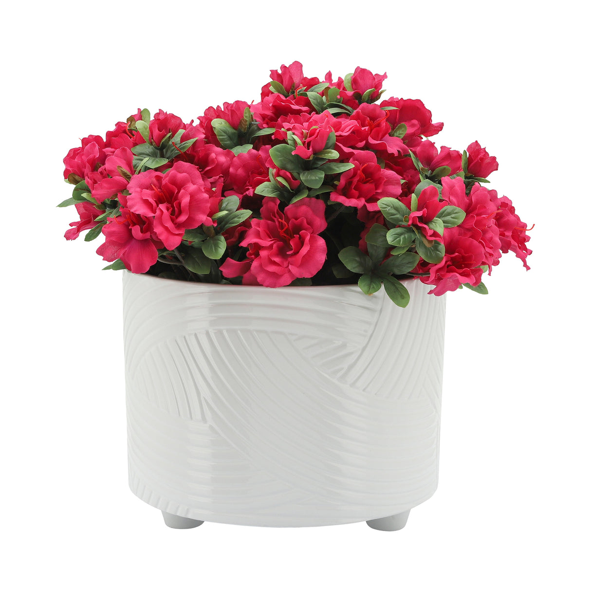 Sagebrook Home Handmade Ceramic Footed Planters
