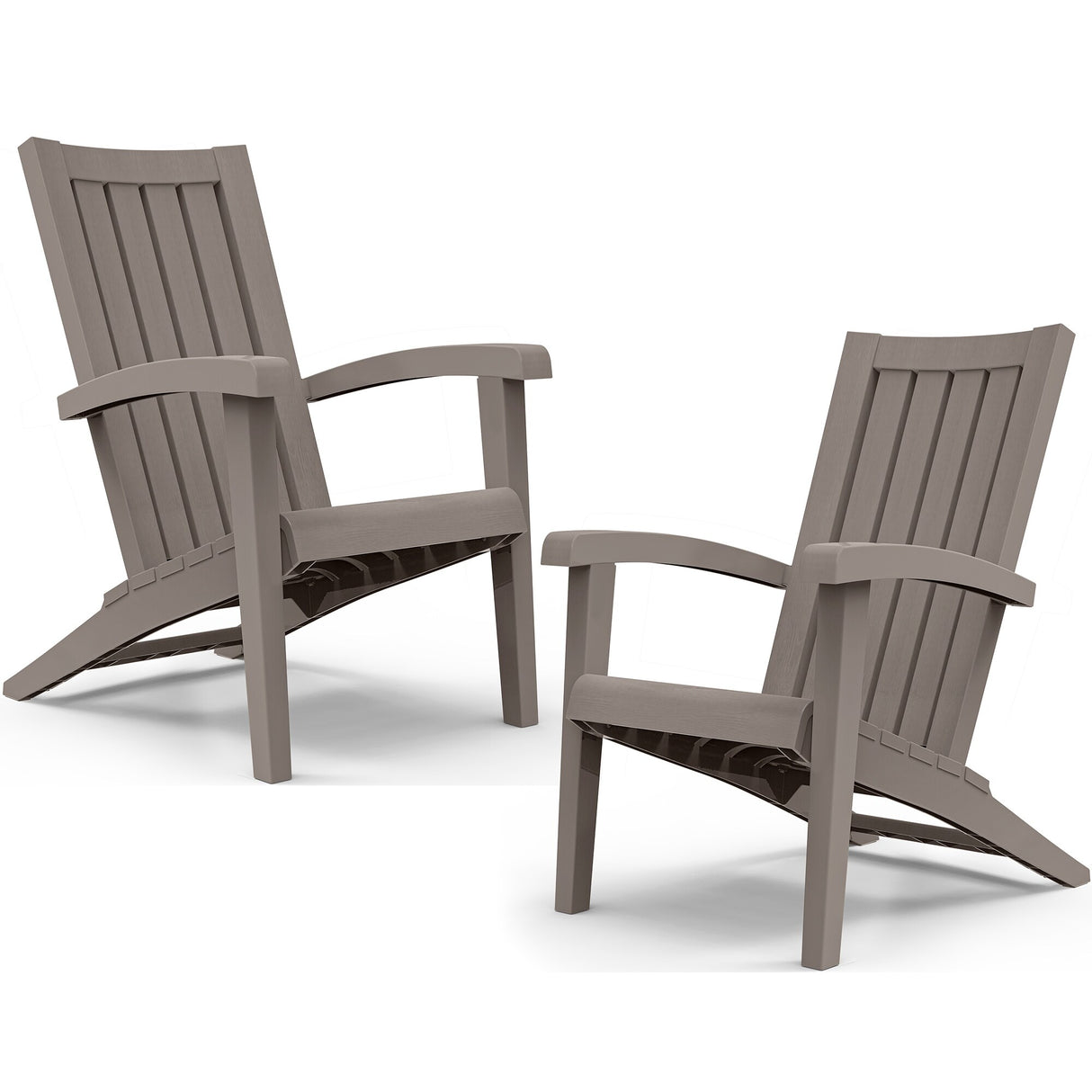 Set of 2 Adirondack Chair for Outdoor Patio