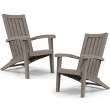 Set of 2 Adirondack Chair for Outdoor Patio