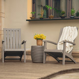 Set of 2 Adirondack Chair for Outdoor Patio