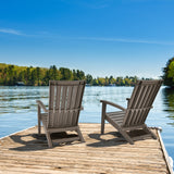Set of 2 Adirondack Chair for Outdoor Patio