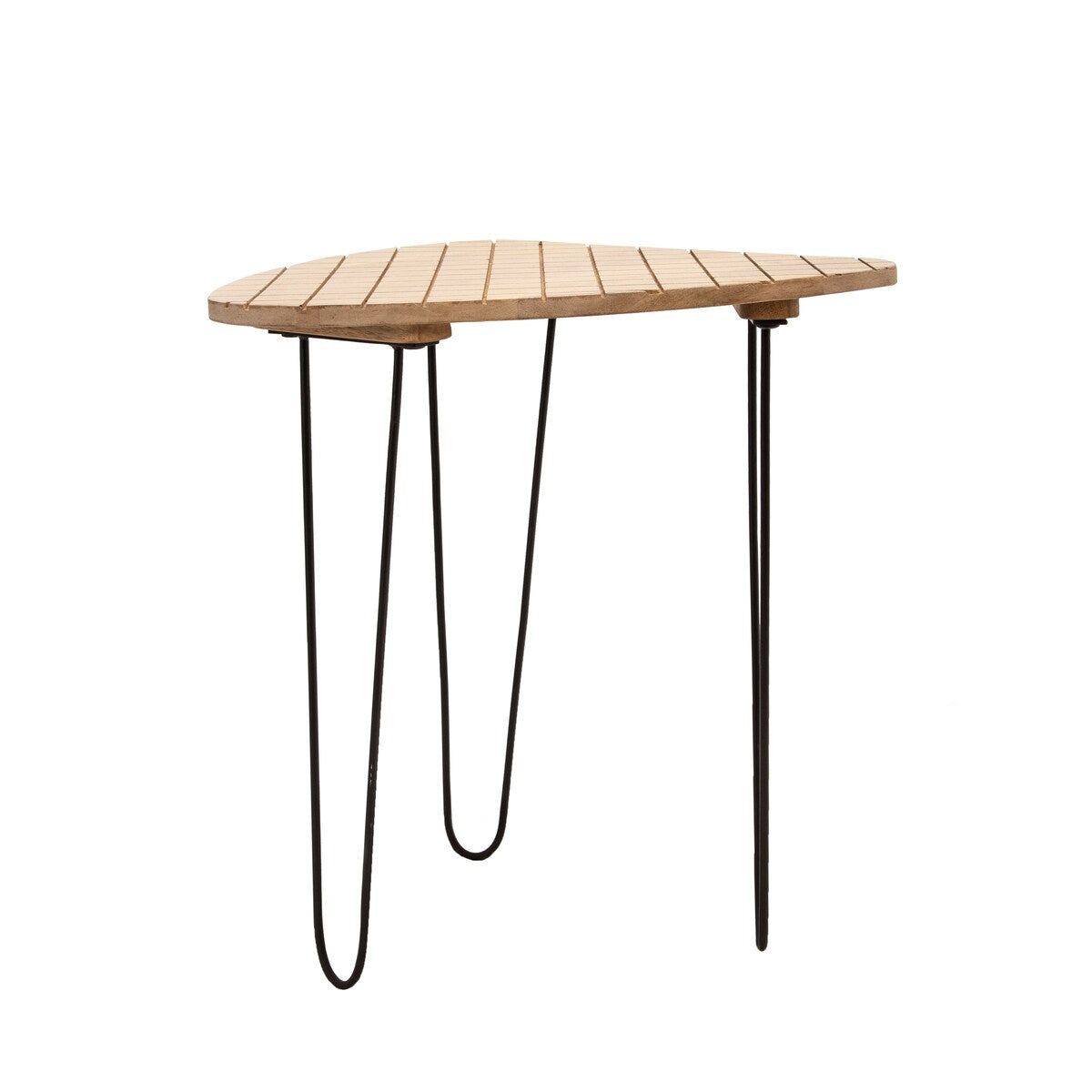 Set of 2 Wood, metal 18, 20" Black, white Checkered Table 20.0"H - 18.0" x 18.0" x 20.0"