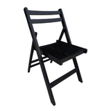 Set of 4 Foldable Wooden Special Event Chairs