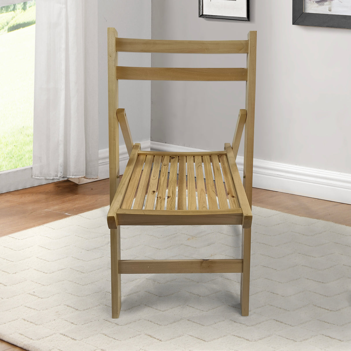 Set of 4 Foldable Wooden Special Event Chairs