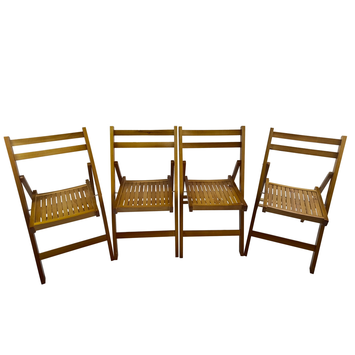 Set of 4 Foldable Wooden Special Event Chairs