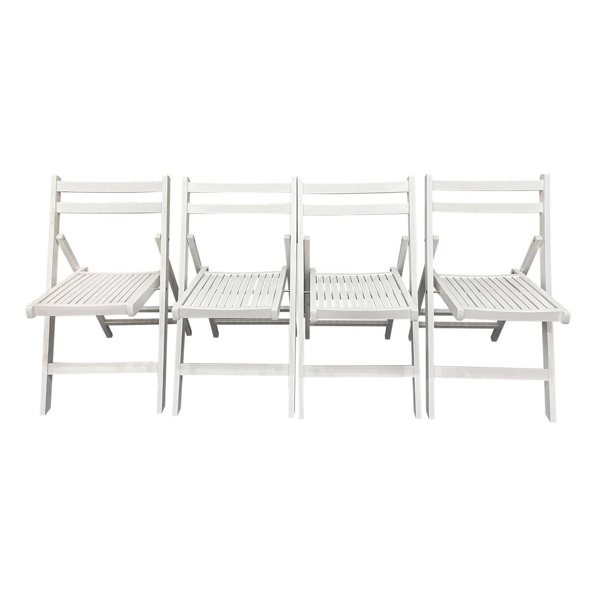 Set of 4 Foldable Wooden Special Event Chairs