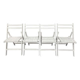 Set of 4 Foldable Wooden Special Event Chairs