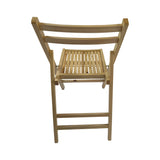 Set of 4 Foldable Wooden Special Event Chairs