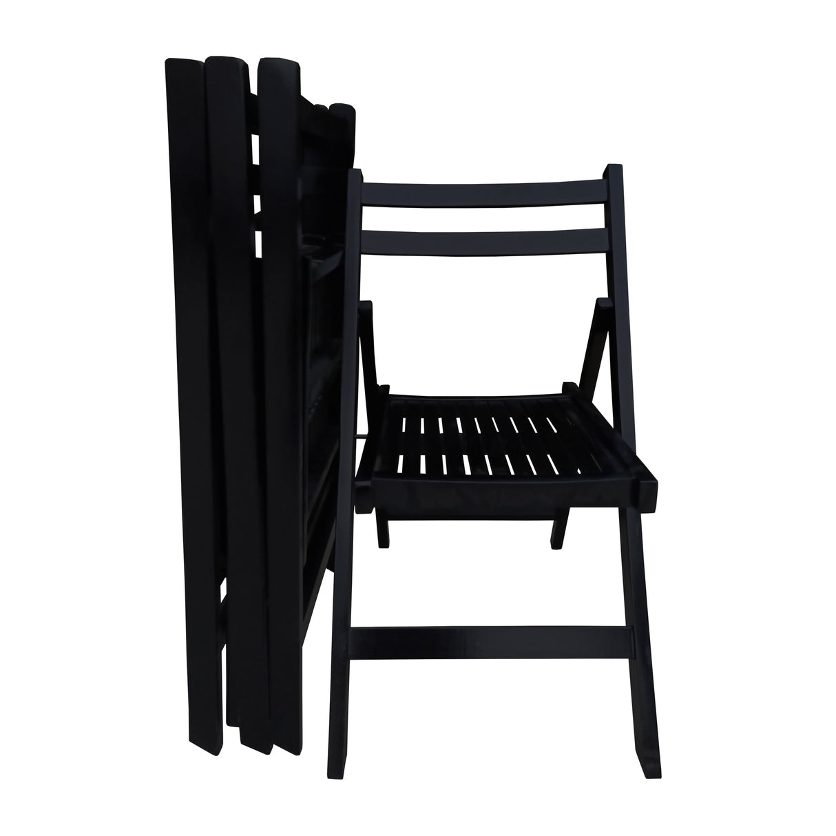 Set of 4 Foldable Wooden Special Event Chairs