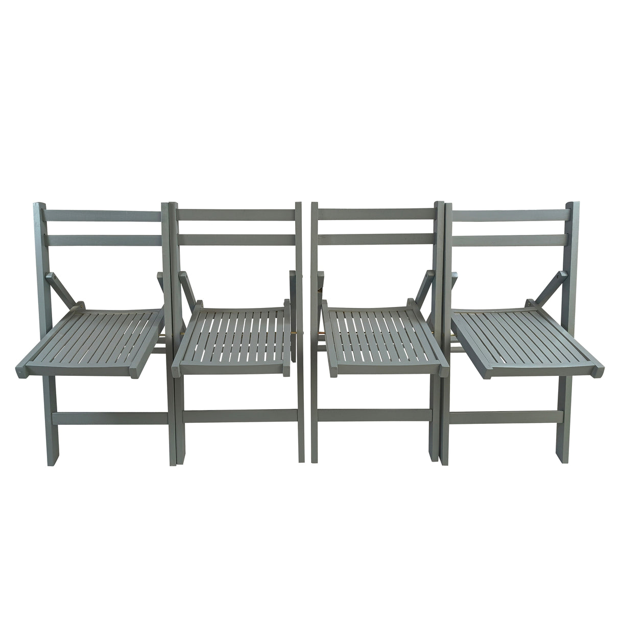 Set of 4 Foldable Wooden Special Event Chairs