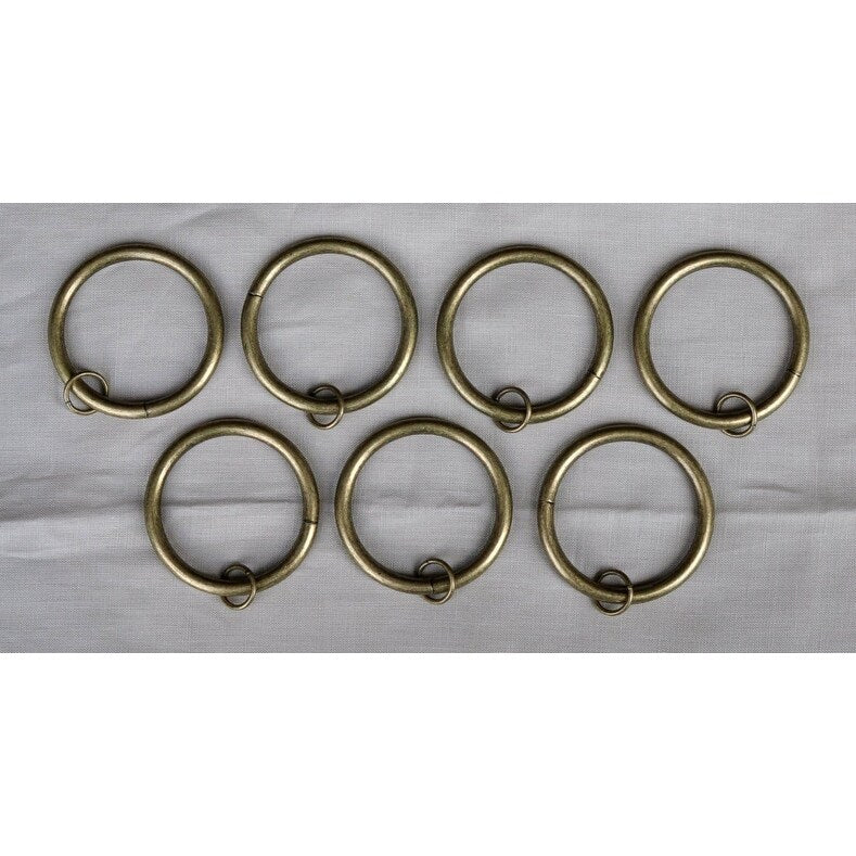 Set of 4 Metal Curtain Eyelet Rings 3 Inch Inner Diameter