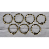 Set of 4 Metal Curtain Eyelet Rings 3 Inch Inner Diameter