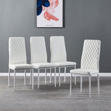 Nestfair Modern Minimalist Dining Chair Home Conference Chair (Set of 4)