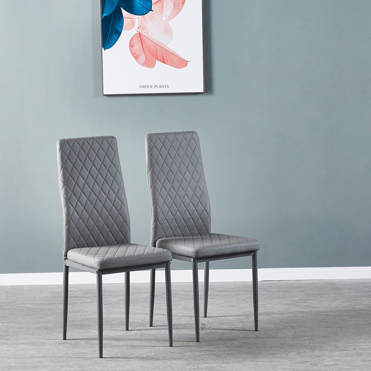 Nestfair Modern Minimalist Dining Chair Home Conference Chair (Set of 4)