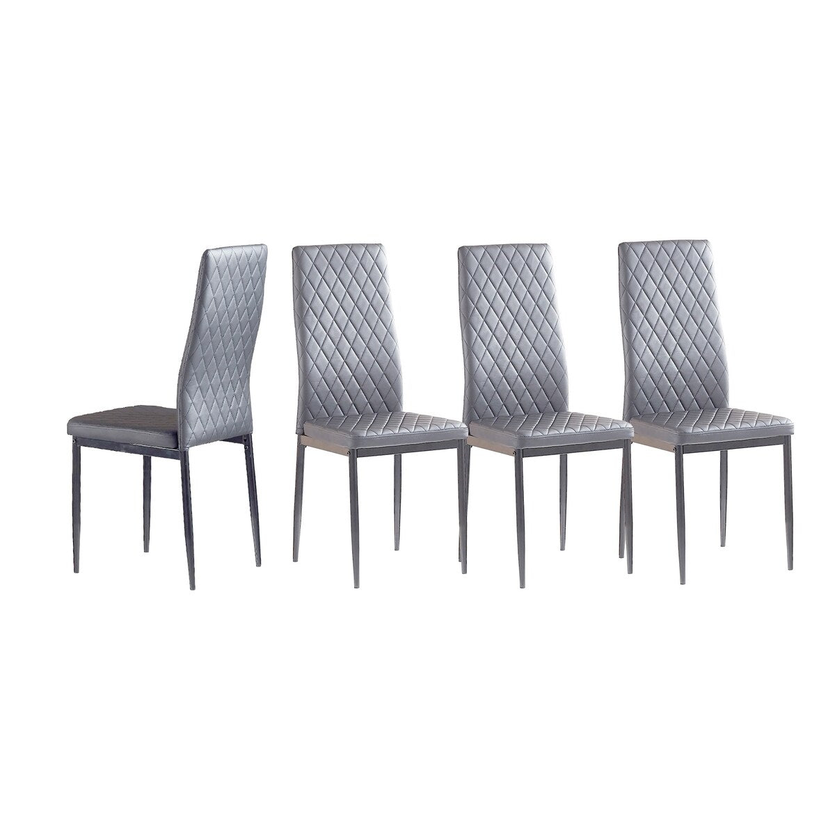 Nestfair Modern Minimalist Dining Chair Home Conference Chair (Set of 4)